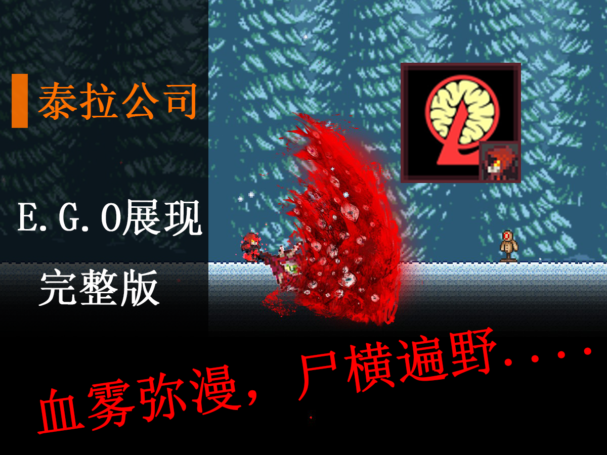 泰拉公司进度速报第 4 期封面,展示血色 E.G.O 武器效果